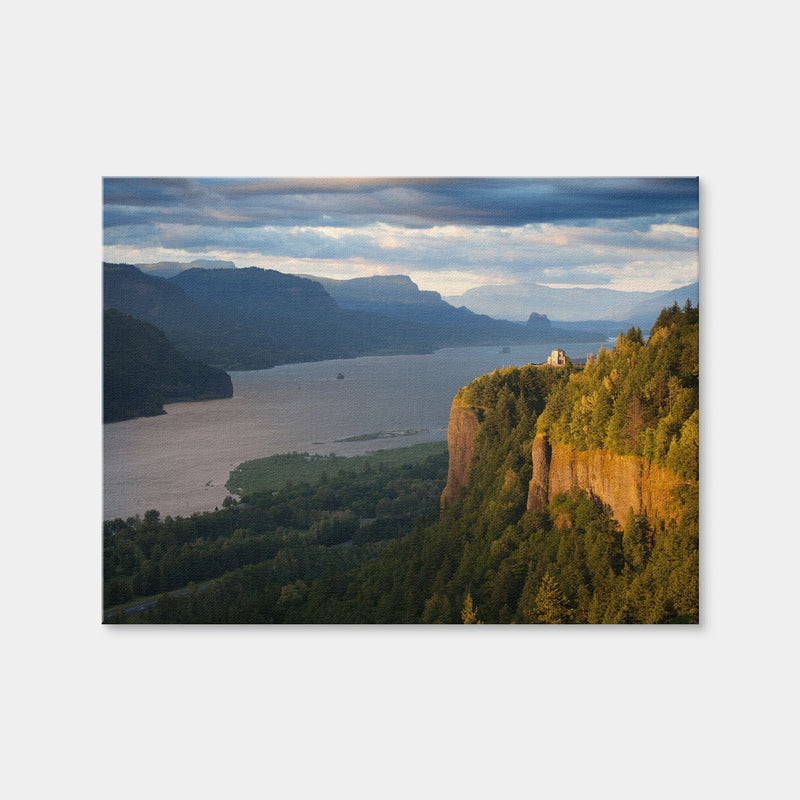 AUTO-MOCKUP WHITE | Crown Point - Columbia River Gorge | 1 Piece | Gallery Wrap Canvas | group=4x3