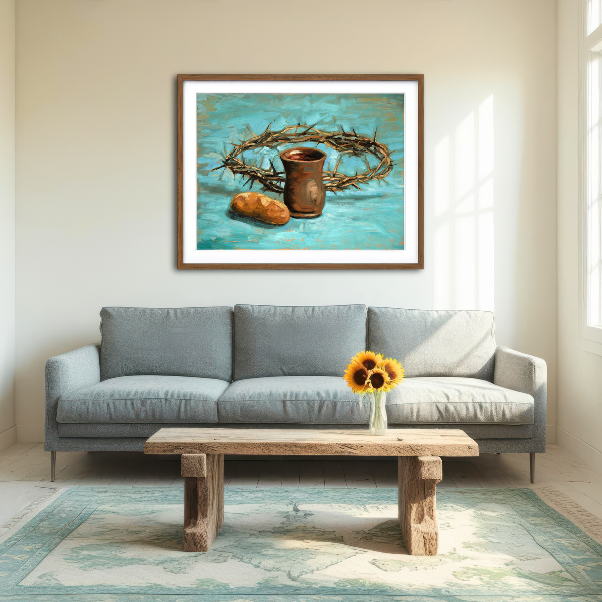 AUTO-MOCKUP ROOM | Crown of Thorns Wall Art