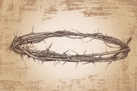 Crown of thorns vintage Wall Art