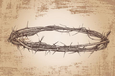 Crown of thorns vintage Wall Art