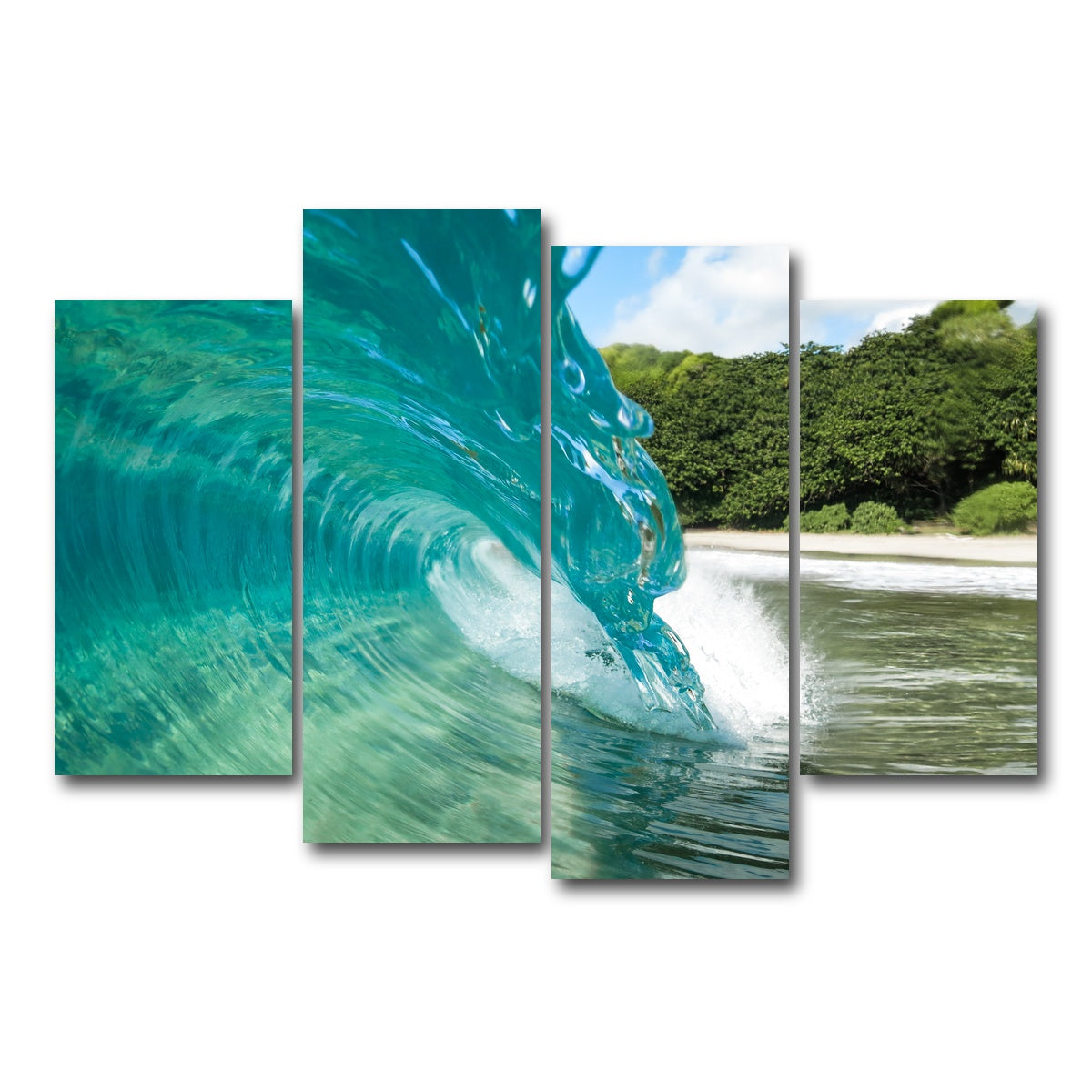 AUTO-MOCKUP WHITE | Crystal | 4 Piece | Gallery Wrap Canvas | group=4_short