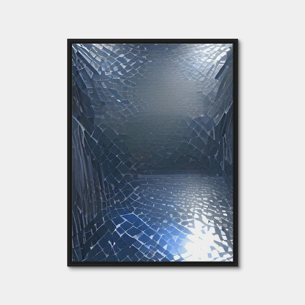 Crystallized Wall Art — Framed Canvas Format preview