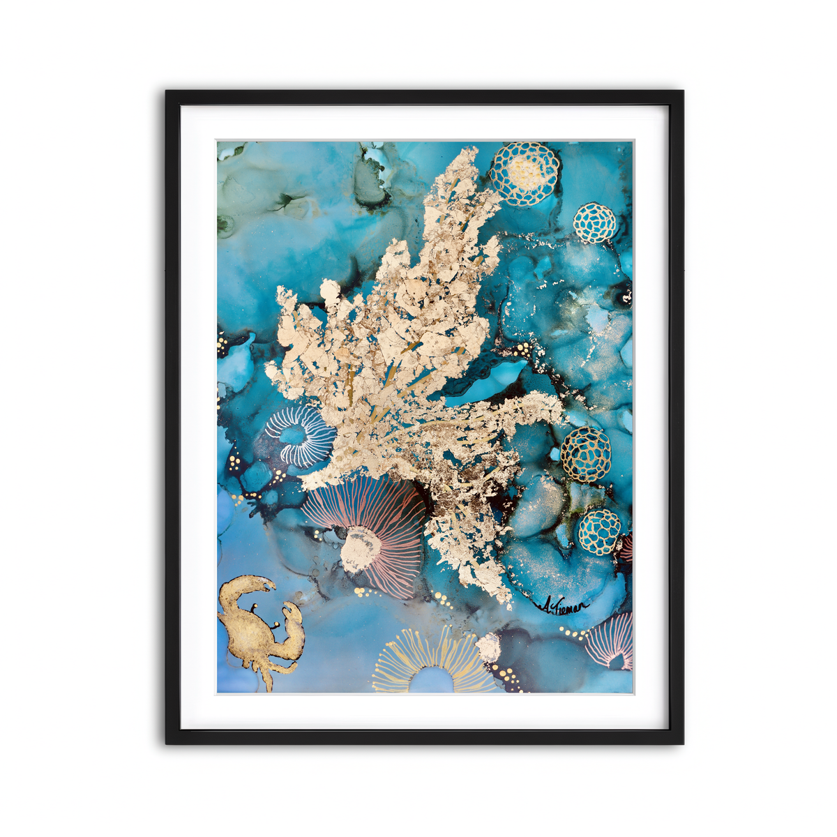 Framed Print 3x4 Black