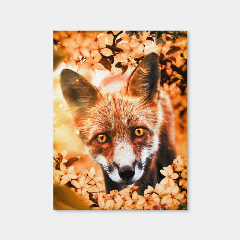 AUTO-MOCKUP WHITE | Curious Fox | 1 Piece | Gallery Wrap Canvas | group=3x4