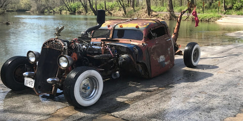 Custom Rat Rod Wall Art