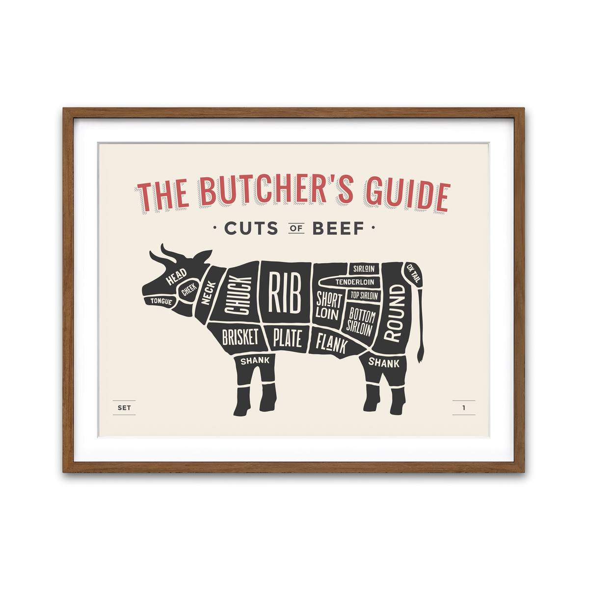 Framed Print 4x3 Walnut