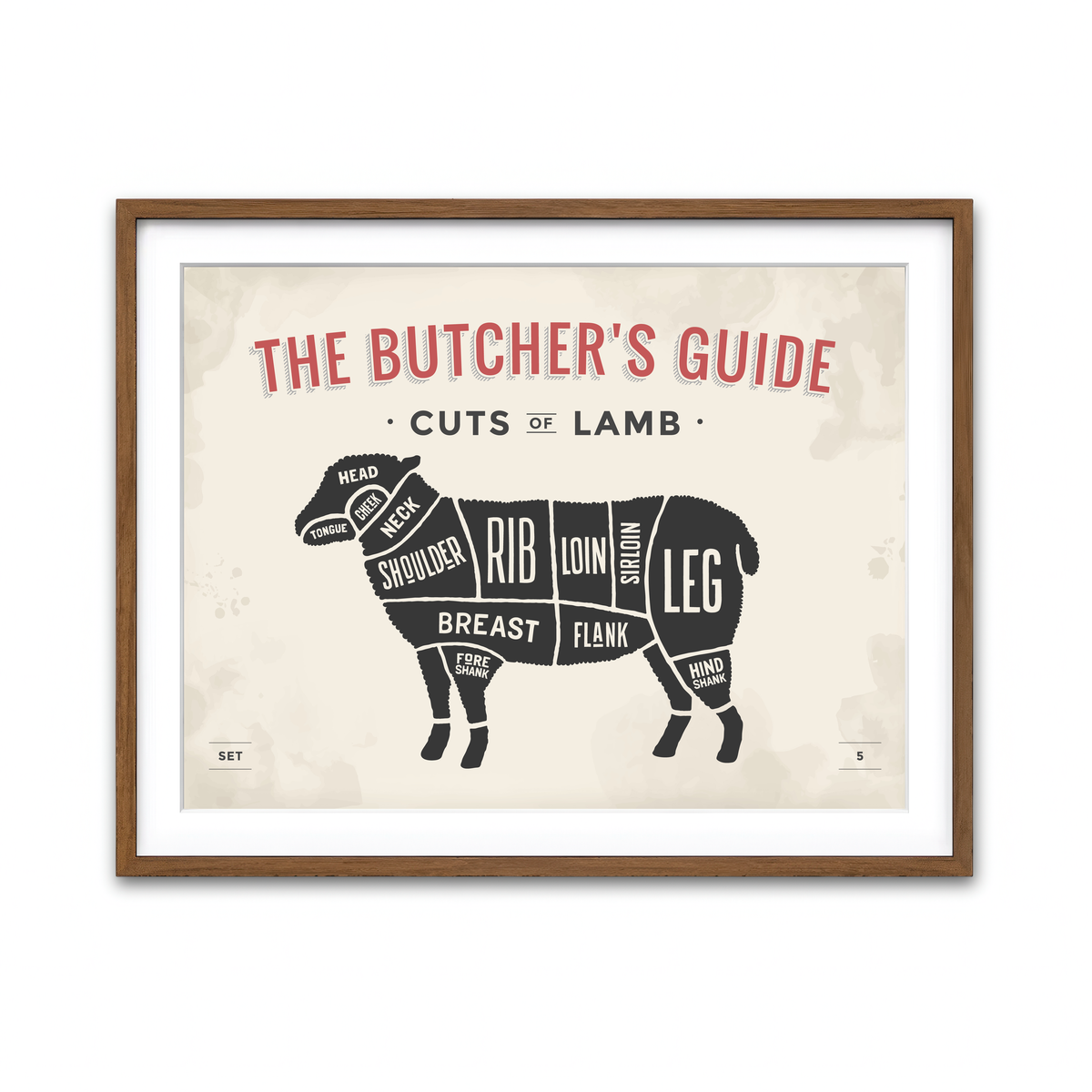 Framed Print 4x3 Walnut