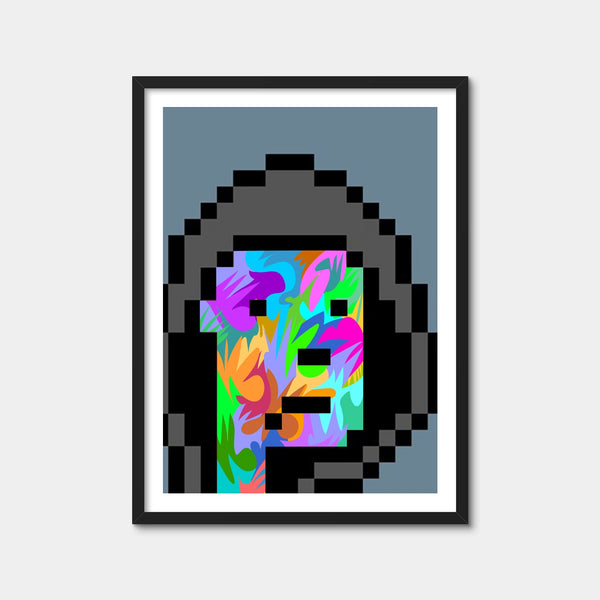 Cyberpunk Drone Wall Art — Framed Print Format preview