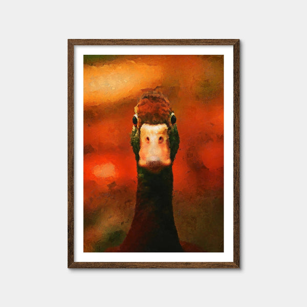 Duck Painting Wall Art — Framed Print Format preview