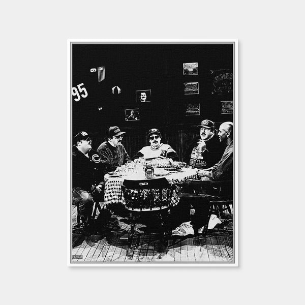 Da Bears Grayscale Wall Art — Framed Canvas Format preview