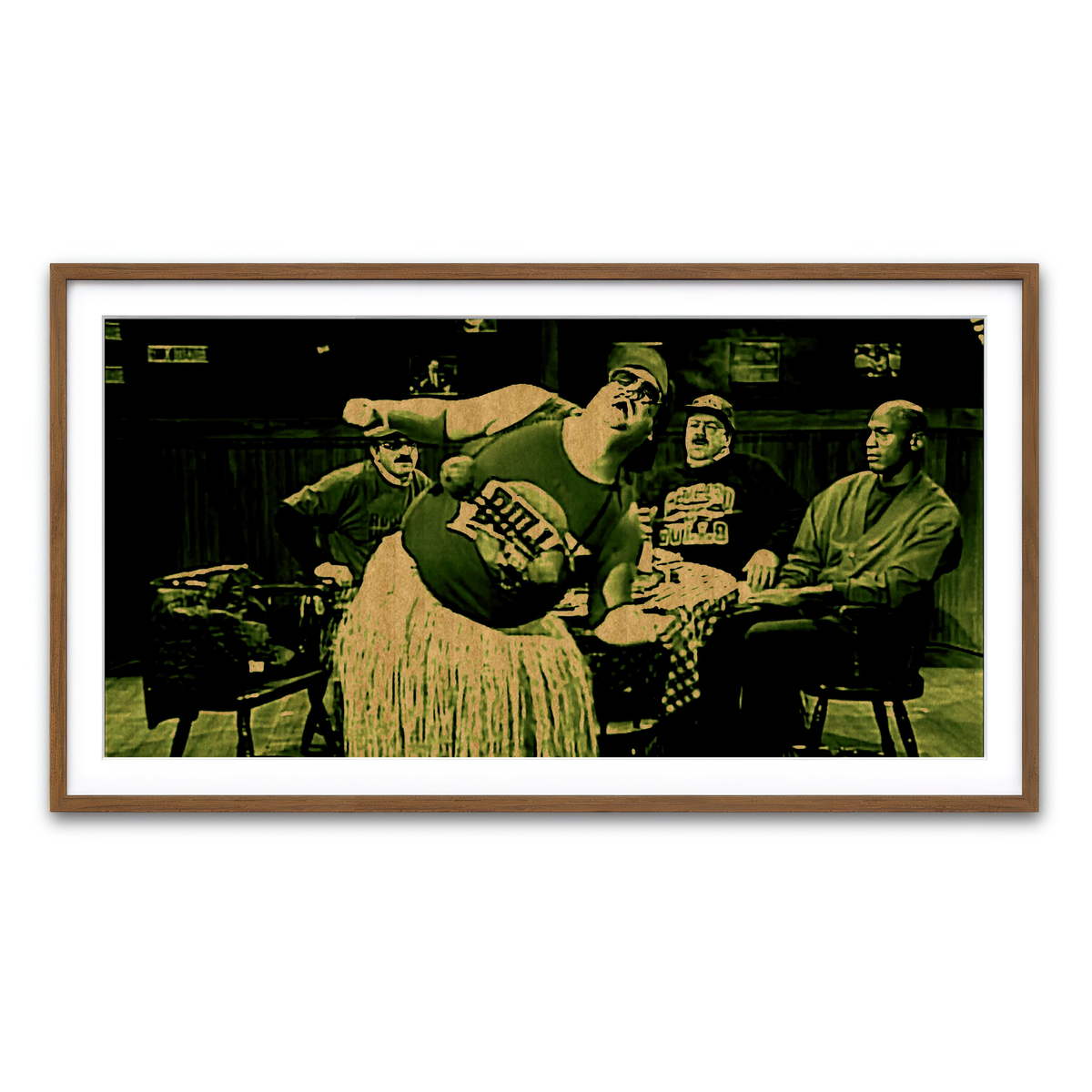 Framed Print 2x1 Walnut