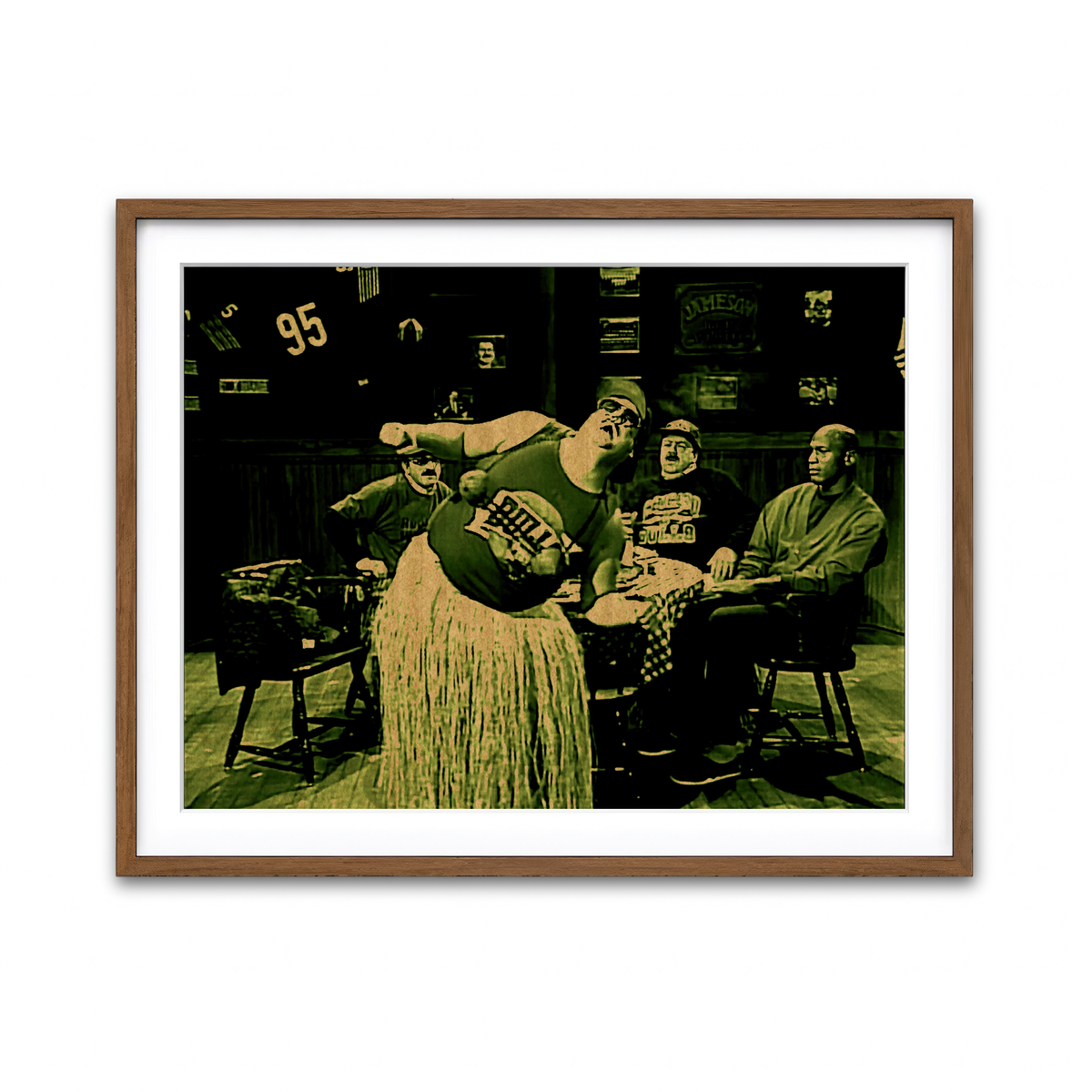 Framed Print 4x3 Walnut