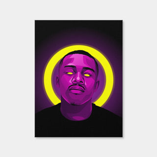 AUTO-MOCKUP WHITE | Dababy Purple | 1 Piece | Gallery Wrap Canvas | group=3x4