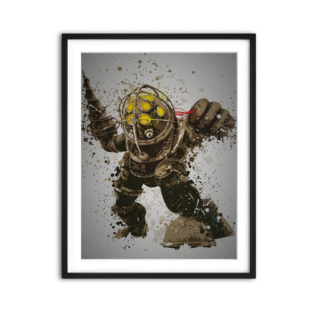 Framed Print 3x4 Black