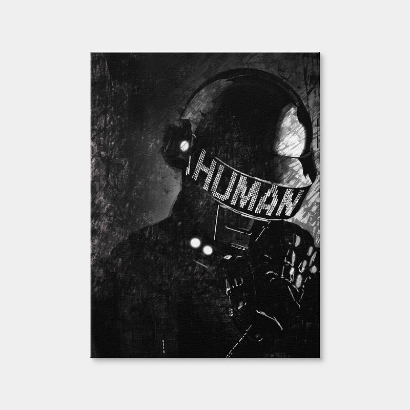 AUTO-MOCKUP WHITE | Daft Punk Thomas | 1 Piece | Gallery Wrap Canvas | group=3x4