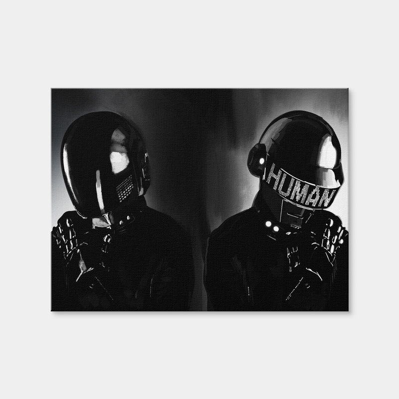 AUTO-MOCKUP WHITE | Daft Punk | 1 Piece | Gallery Wrap Canvas | group=4x3