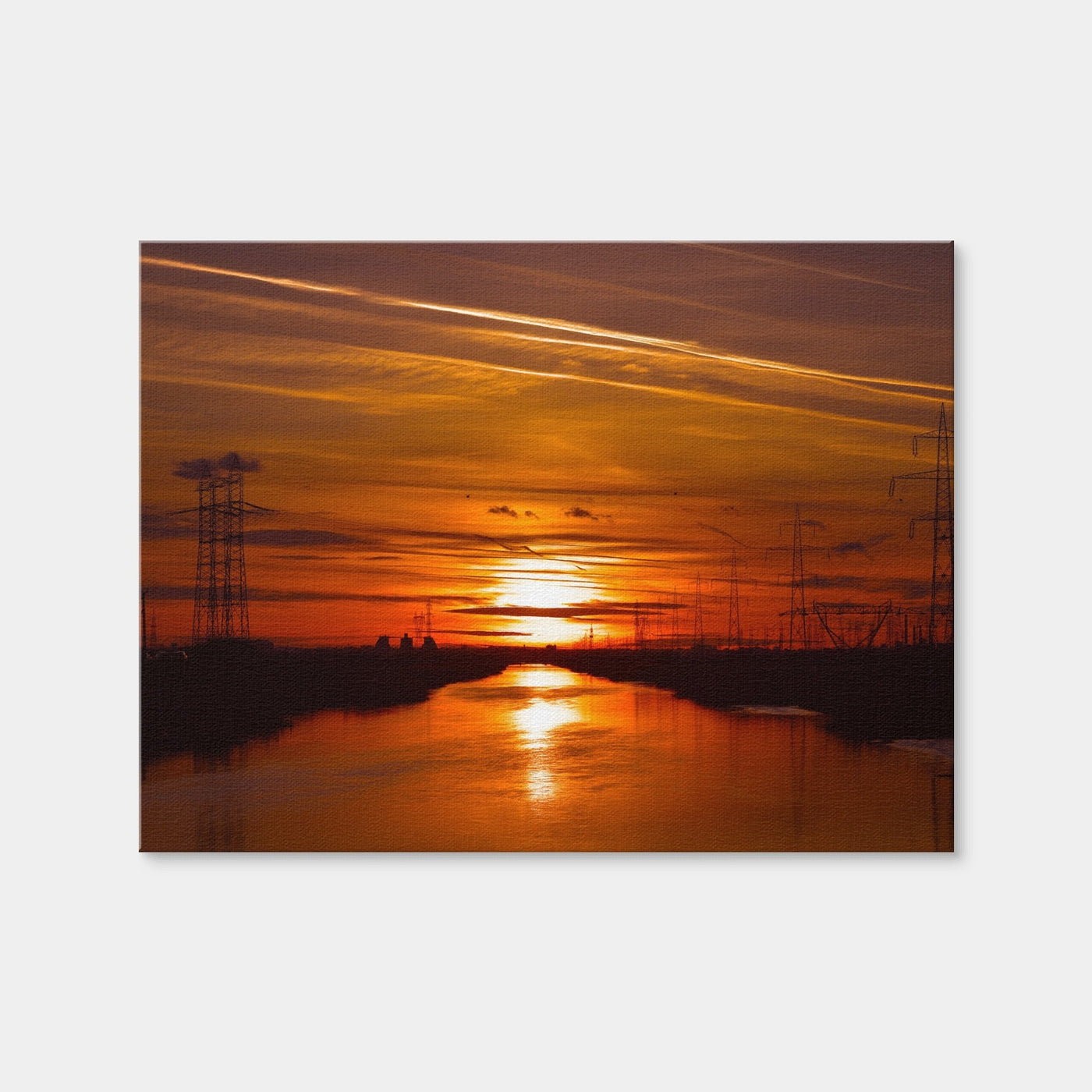 AUTO-MOCKUP WHITE | Dambovita River Romania | 1 Piece | Gallery Wrap Canvas | group=4x3