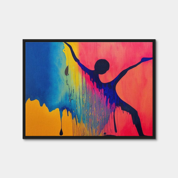 Dance Art Wall Art — Framed Canvas Format preview