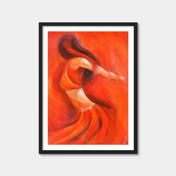 Dancing Flame Wall Art — Framed Print Format preview
