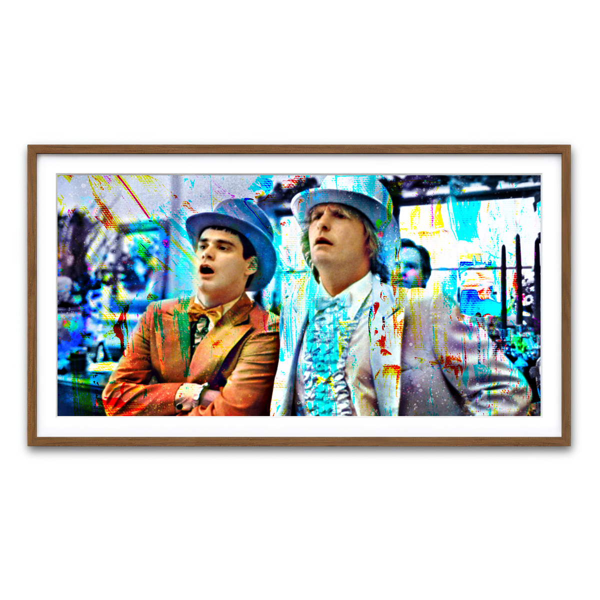 Framed Print 2x1 Walnut