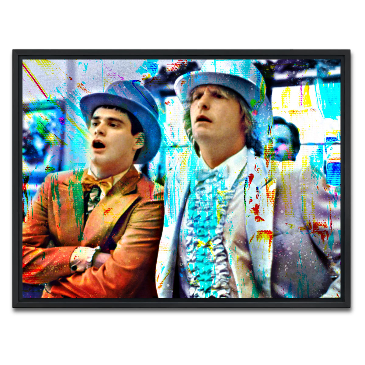 AUTO-MOCKUP WHITE | Dapper Harry & Lloyd | 1 Piece | Black Framed Canvas | group=4x3