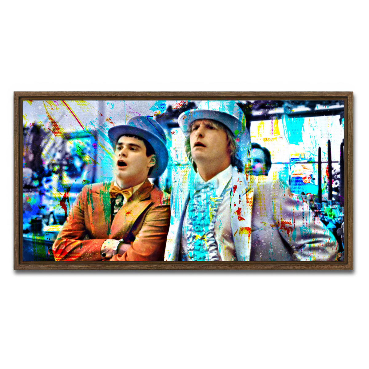 AUTO-MOCKUP WHITE | Dapper Harry & Lloyd | 1 Piece | Walnut Framed Canvas | group=2x1