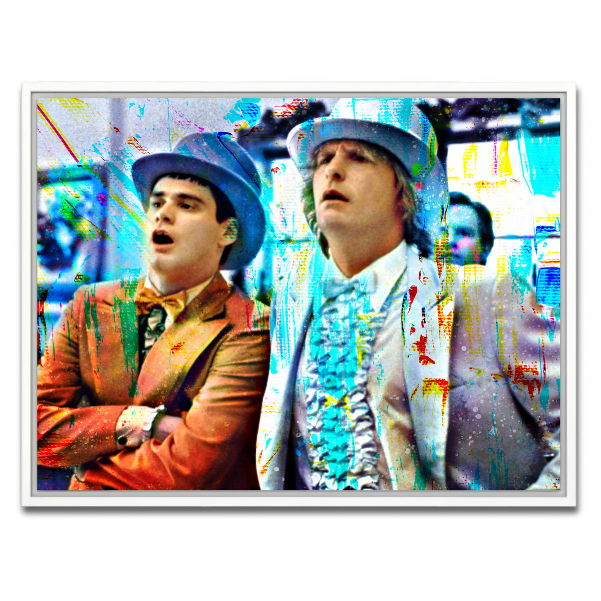 AUTO-MOCKUP WHITE | Dapper Harry & Lloyd | 1 Piece | White Framed Canvas | group=4x3