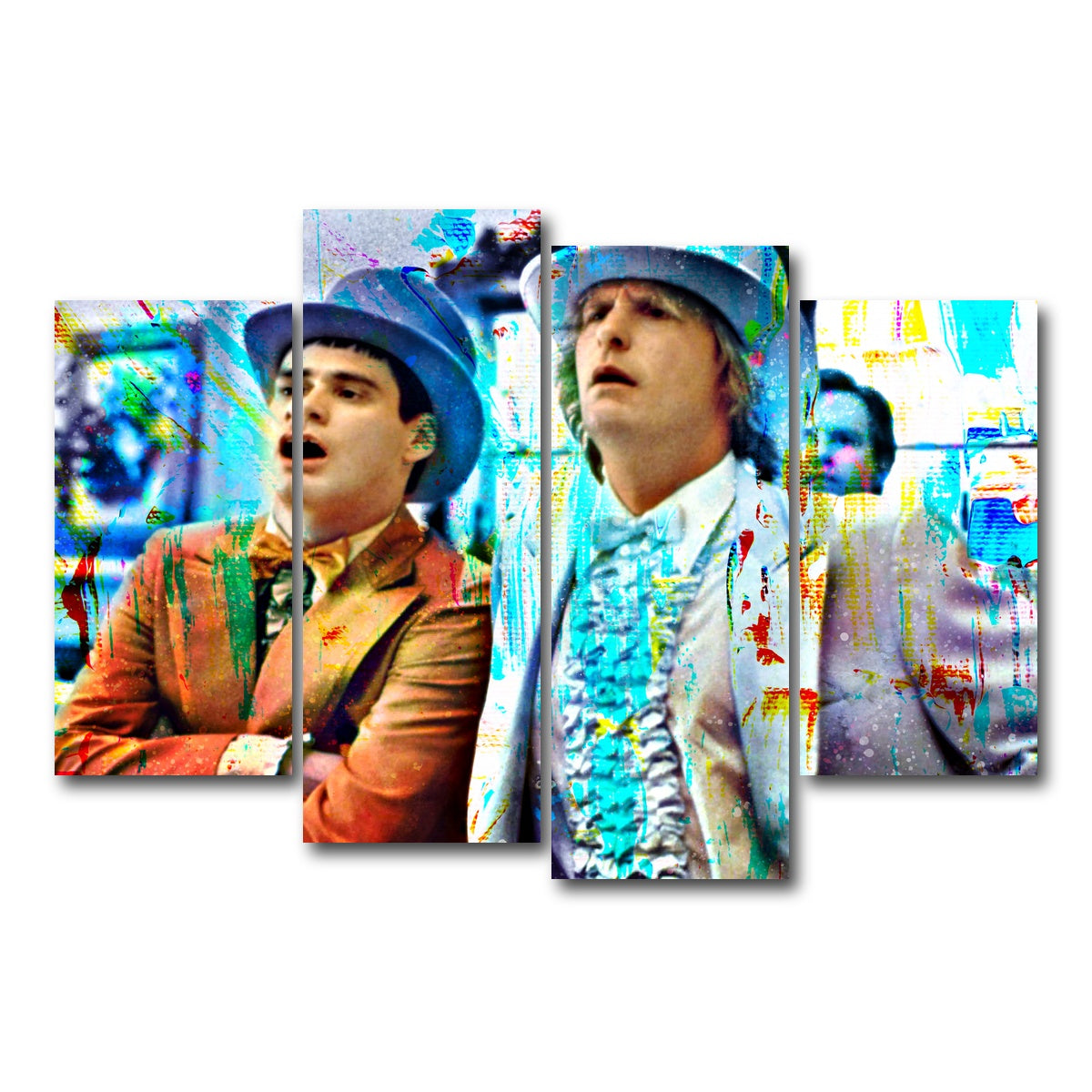 AUTO-MOCKUP WHITE | Dapper Harry & Lloyd | 4 Piece | Gallery Wrap Canvas | group=4_short