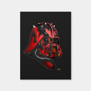 AUTO-MOCKUP WHITE | Darth Vader Maul | 1 Piece | Gallery Wrap Canvas | group=3x4