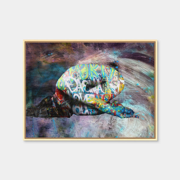 Dasha Love You Wall Art — Framed Canvas Format preview