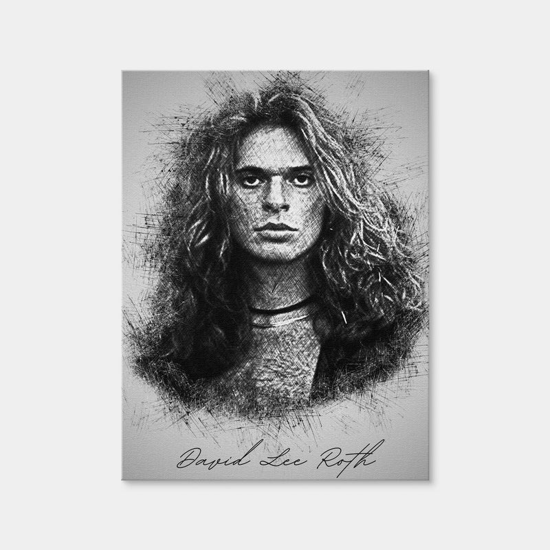 AUTO-MOCKUP WHITE | David Lee Roth | 1 Piece | Gallery Wrap Canvas | group=3x4
