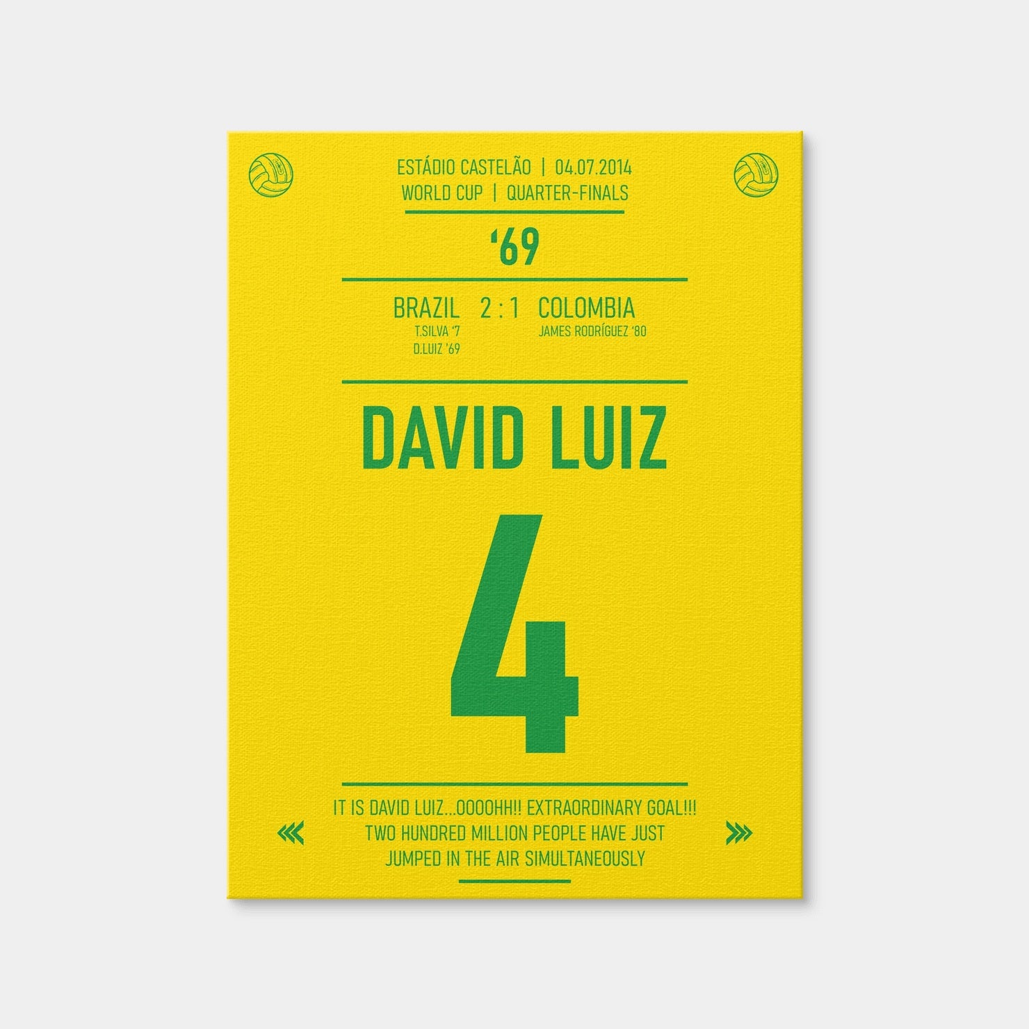 AUTO-MOCKUP WHITE | David Luiz | 1 Piece | Gallery Wrap Canvas | group=3x4