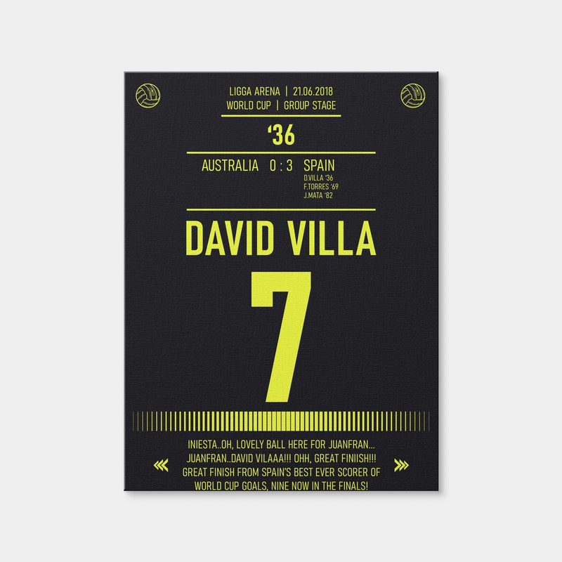 AUTO-MOCKUP WHITE | David Villa | 1 Piece | Gallery Wrap Canvas | group=3x4