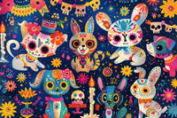 Day of the Dead Animals Wall Art