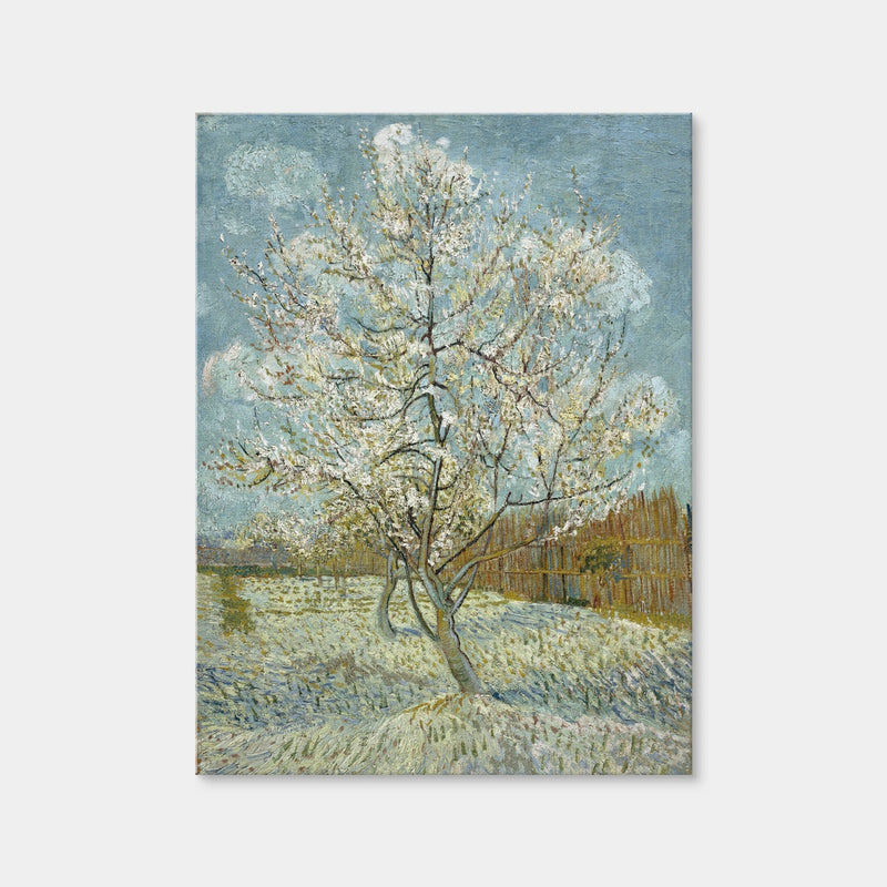 AUTO-MOCKUP WHITE | De roze perzikboom | 1 Piece | Gallery Wrap Canvas | group=3x4