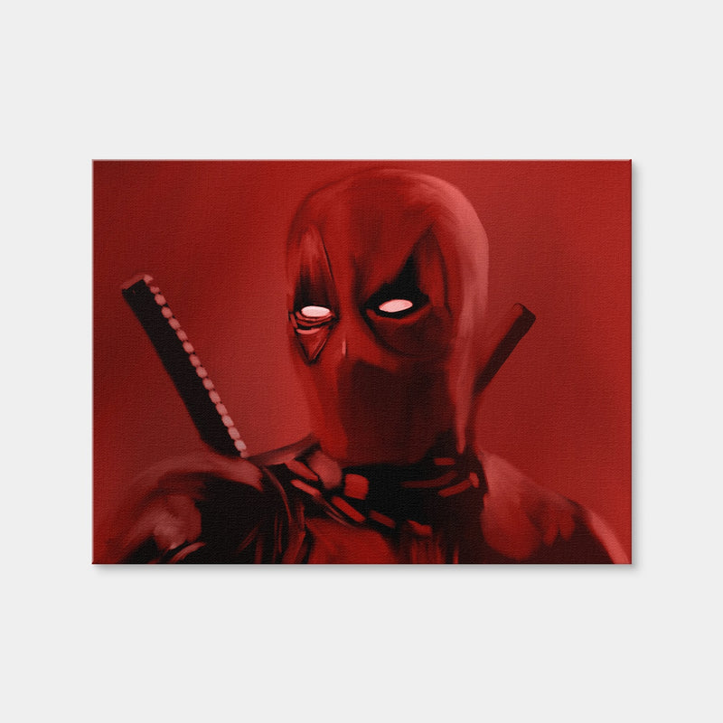 AUTO-MOCKUP WHITE | Dead In Red | 1 Piece | Gallery Wrap Canvas | group=4x3