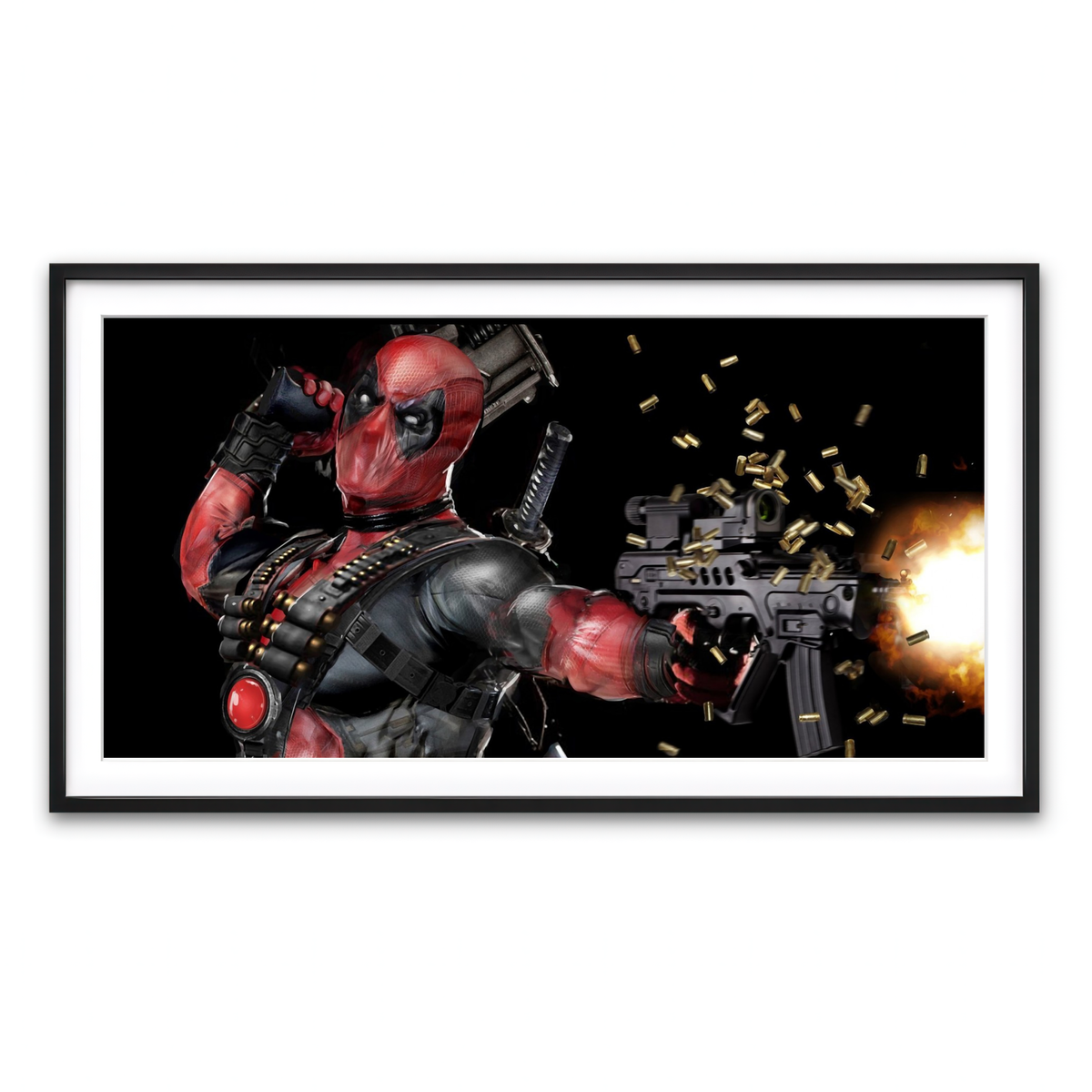 Framed Print 2x1 Black