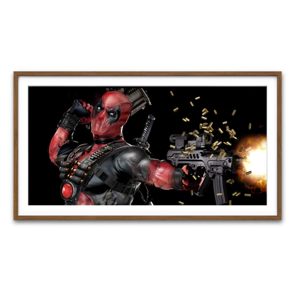 Framed Print 2x1 Walnut