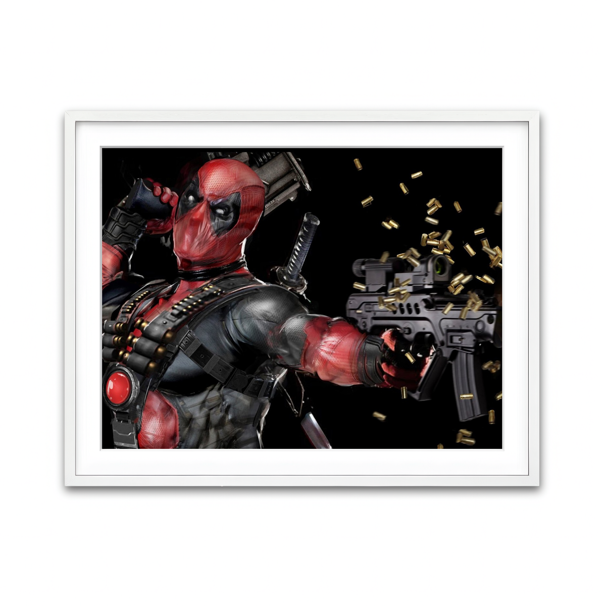 Framed Print 4x3 White