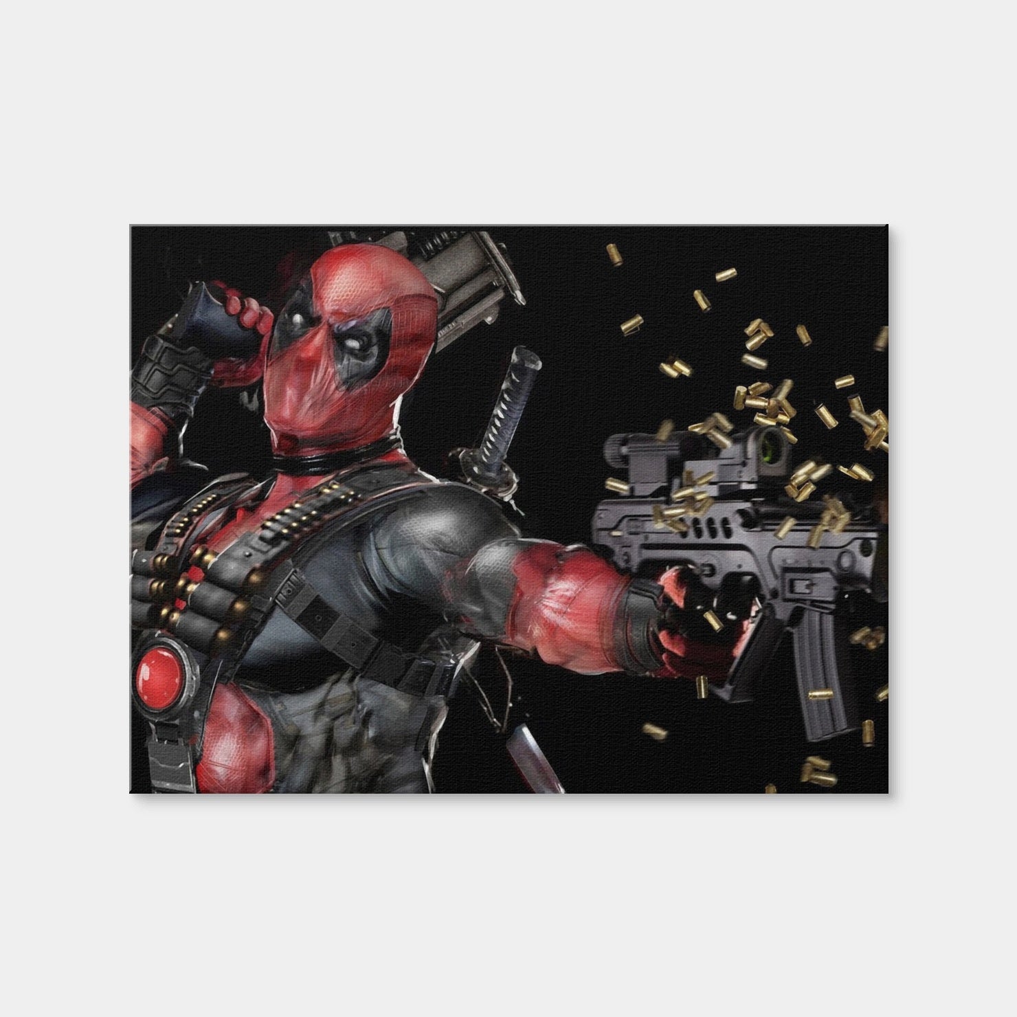 AUTO-MOCKUP WHITE | Deadpool | 1 Piece | Gallery Wrap Canvas | group=4x3