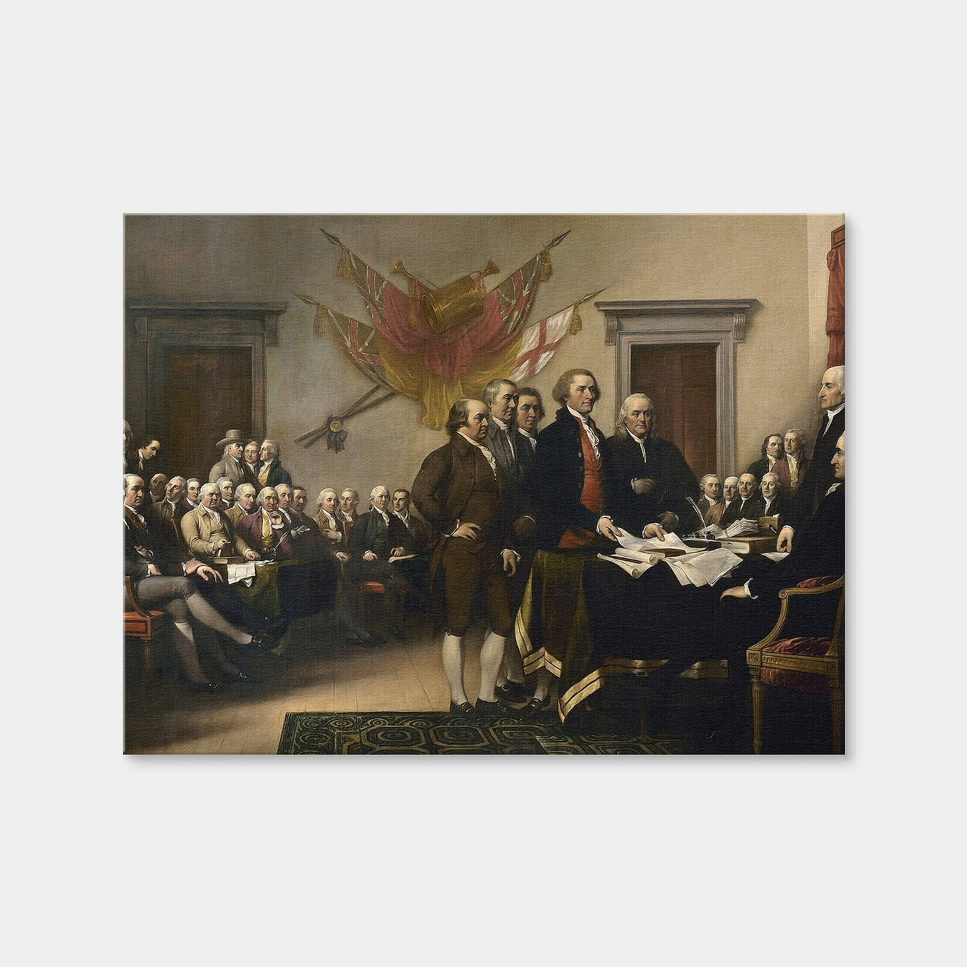AUTO-MOCKUP WHITE | Declaration of Independence | 1 Piece | Gallery Wrap Canvas | group=4x3