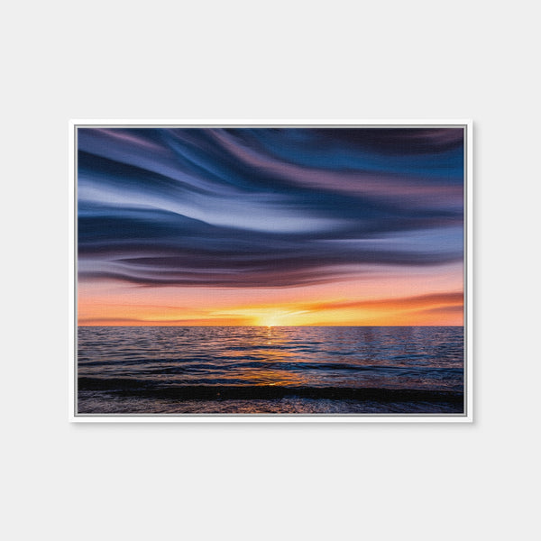 Deep Purple Wall Art — Framed Canvas Format preview