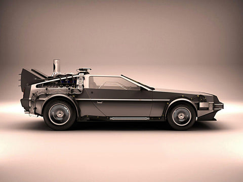 Delorean Wall Art