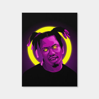 AUTO-MOCKUP WHITE | Denzel Curry | 1 Piece | Gallery Wrap Canvas | group=3x4