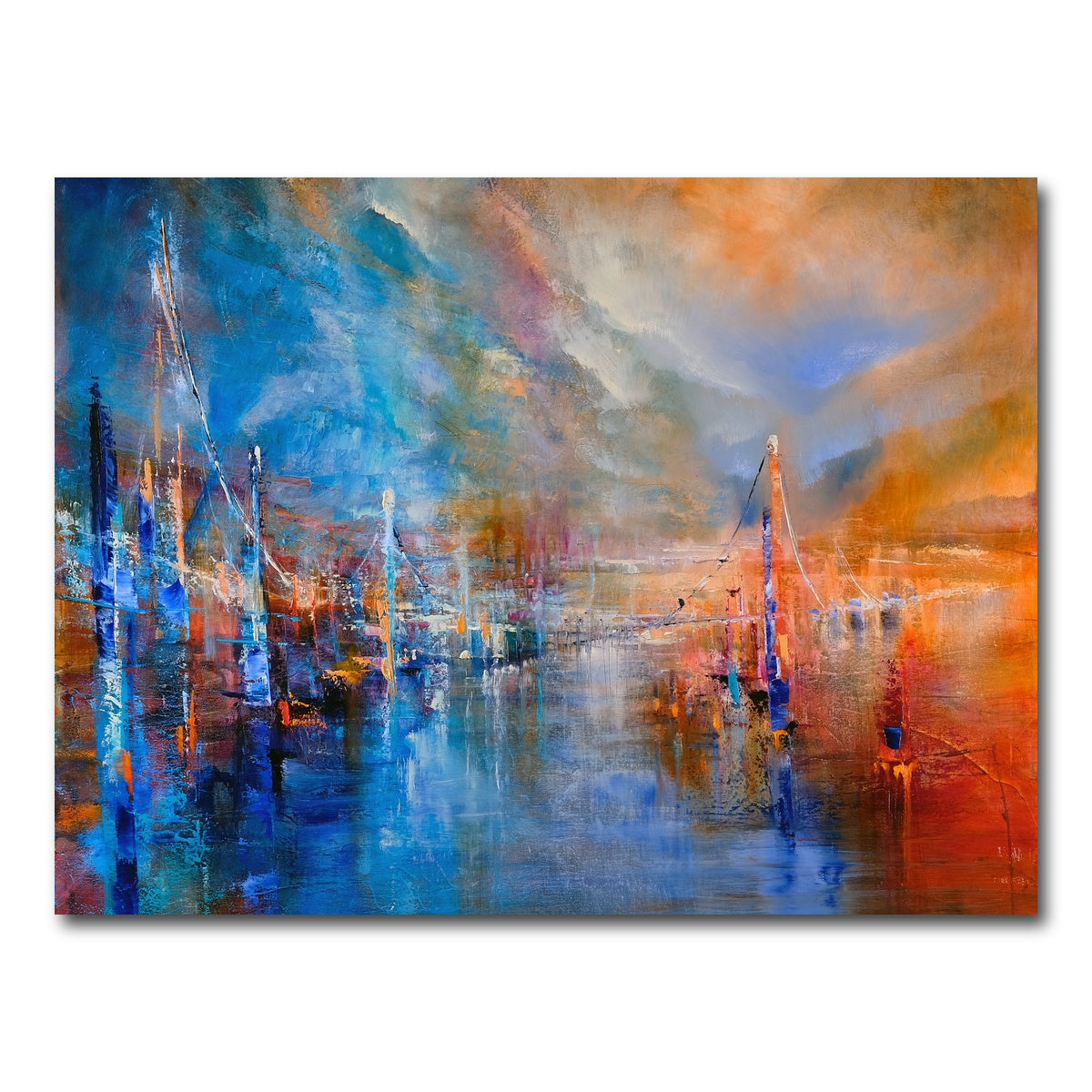 AUTO-MOCKUP WHITE | Der Weg | 1 Piece | Gallery Wrap Canvas | group=4x3