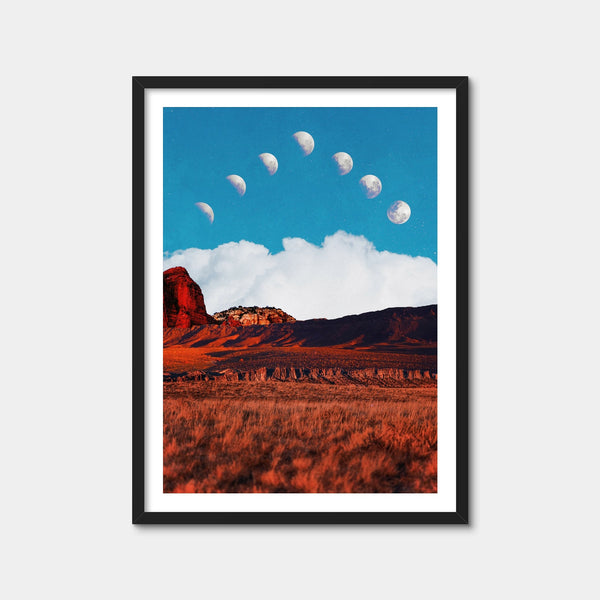 Desert Hill Wall Art — Framed Print Format preview