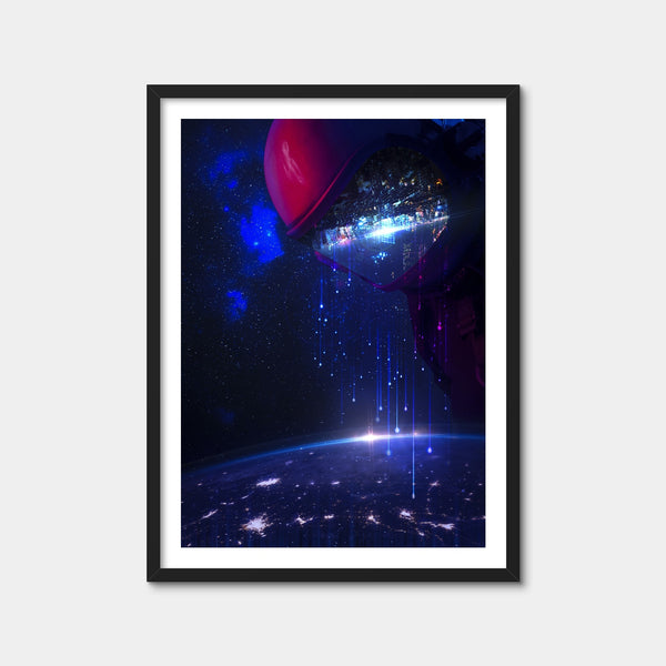 Destroyed Wall Art — Framed Print Format preview