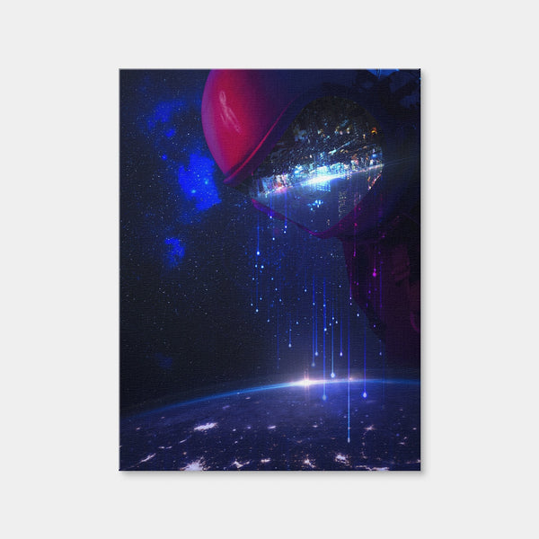 Destroyed Wall Art — Canvas Wrap Format preview