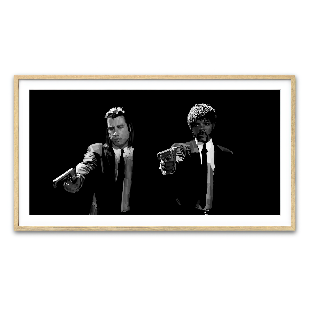 Framed Print 2x1 Natural