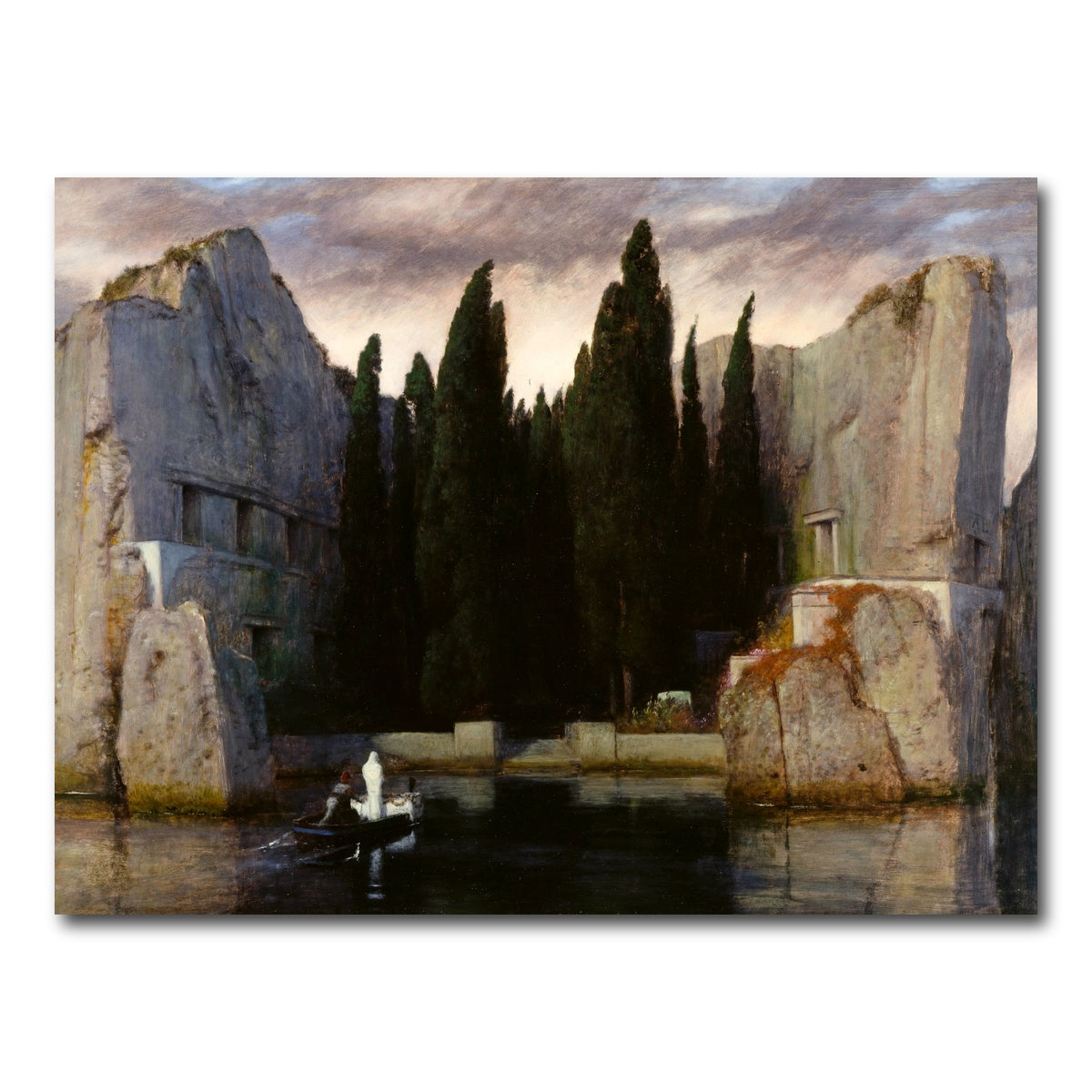 AUTO-MOCKUP WHITE | Die Toteninsel | 1 Piece | Gallery Wrap Canvas | group=4x3